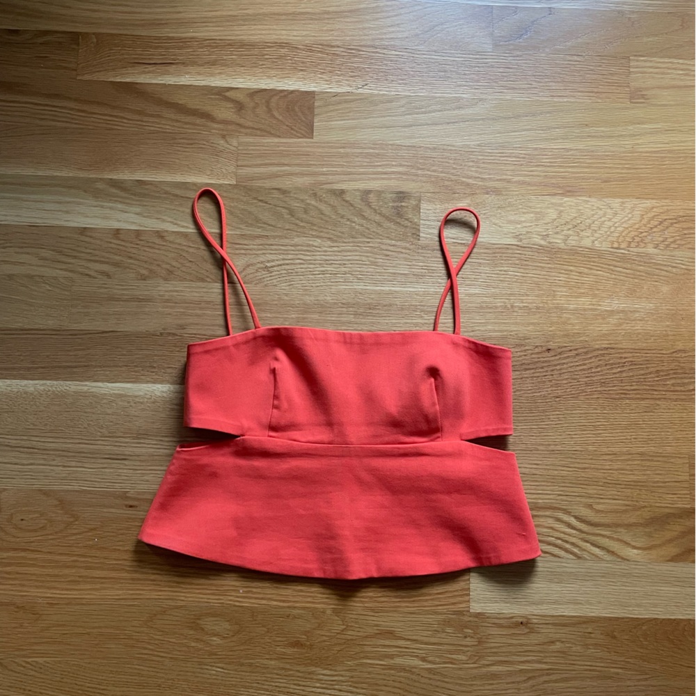 Zara Orange Tank Size: S
